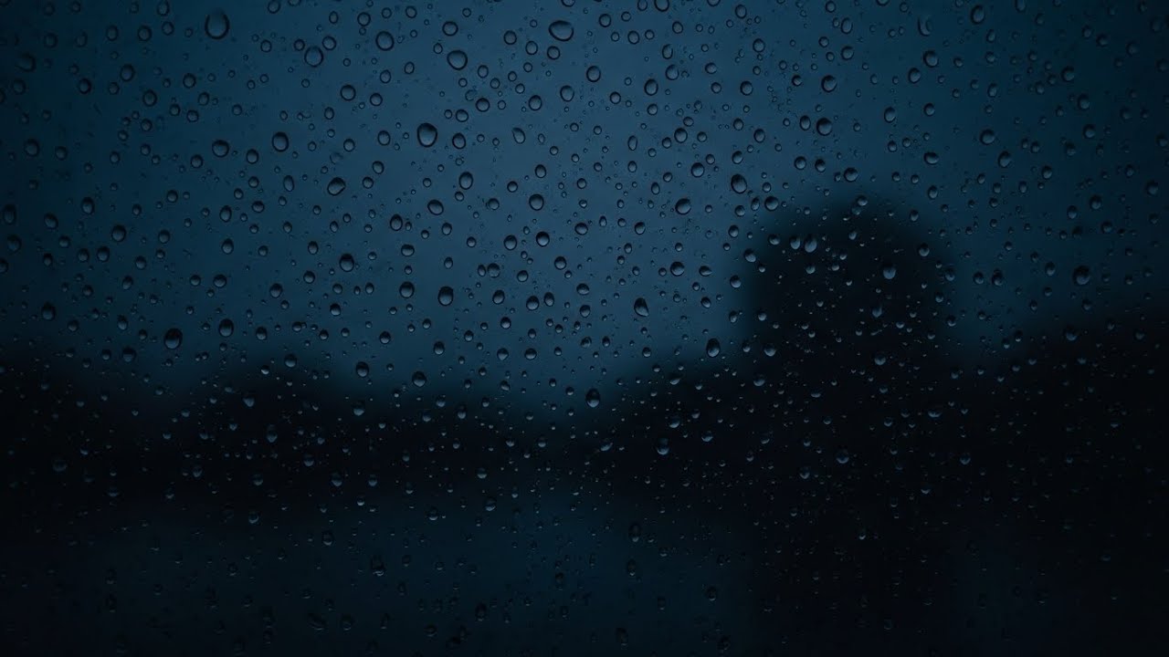 近距離雨音｜窓ガラス直近の雨