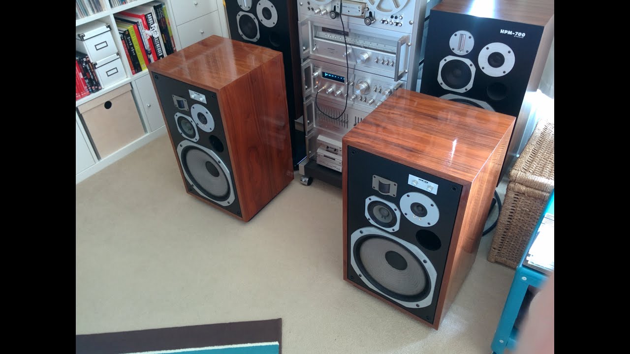 Pioneer HPM-100 loudspeakers restoration