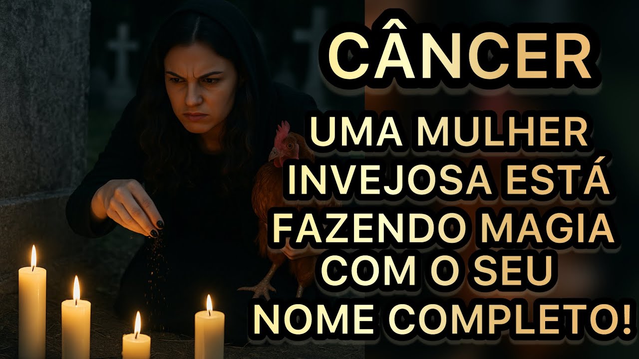 ♋ CÂNCER: UMA MULHER INVEJOSA ESTÁ FAZENDO MAGIA COM O SEU NOME COMPLETO!