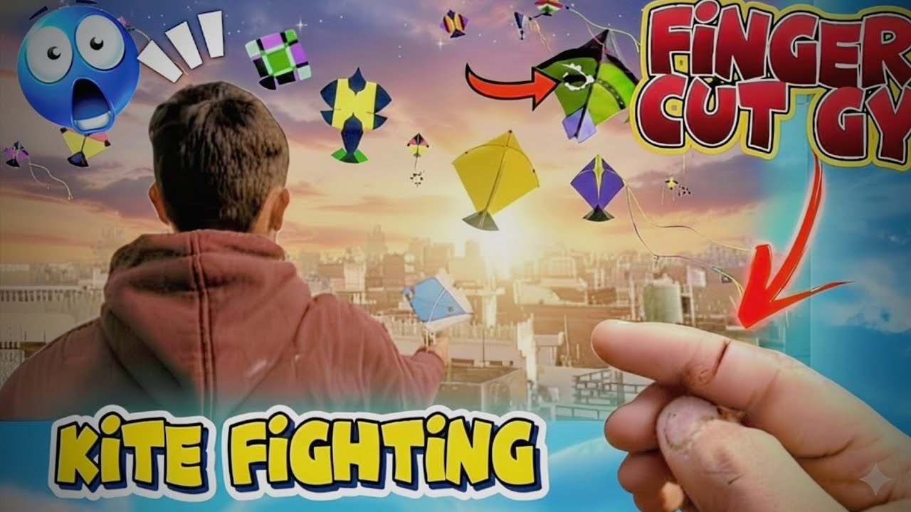 😱 Kite Fighting Gone wrong😭*FINGER CUT GYI*💥! KITE FIGHTING 💥👿 KITES🤩 || KITE VLOG🥵{HARGUN OFFICIAL}