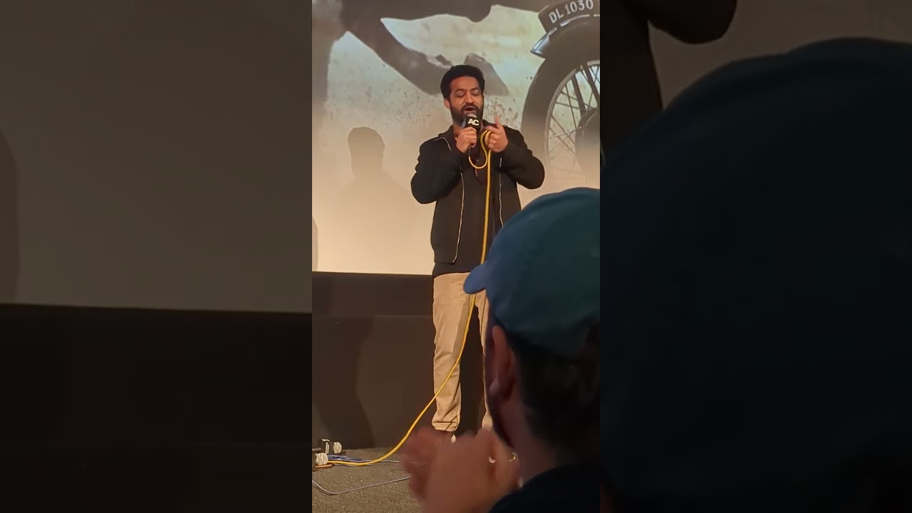 NTR Introduction at pre-Beyond Fest screening of RRR