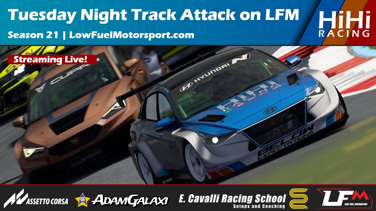 Tuesday Night Track Attack on LFM! | Season 21 - LowFuelMotorsport.com