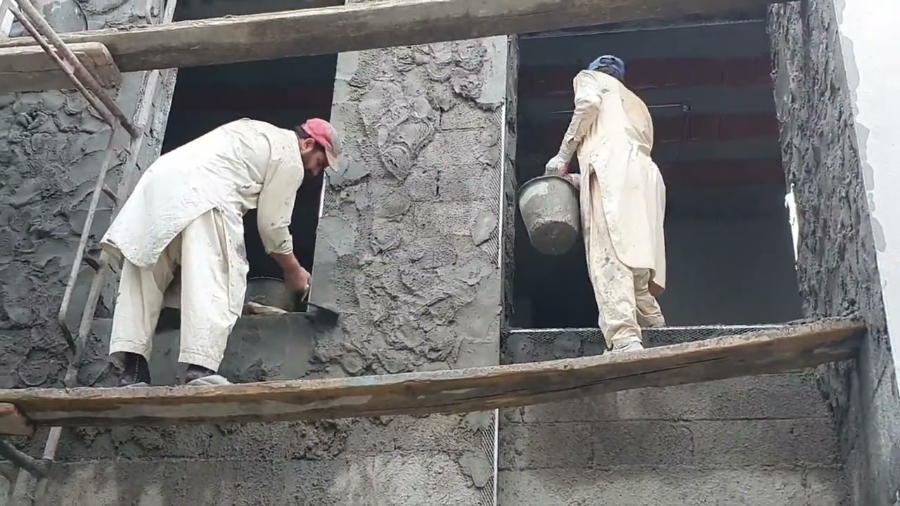 Plaster work remal project riyadh