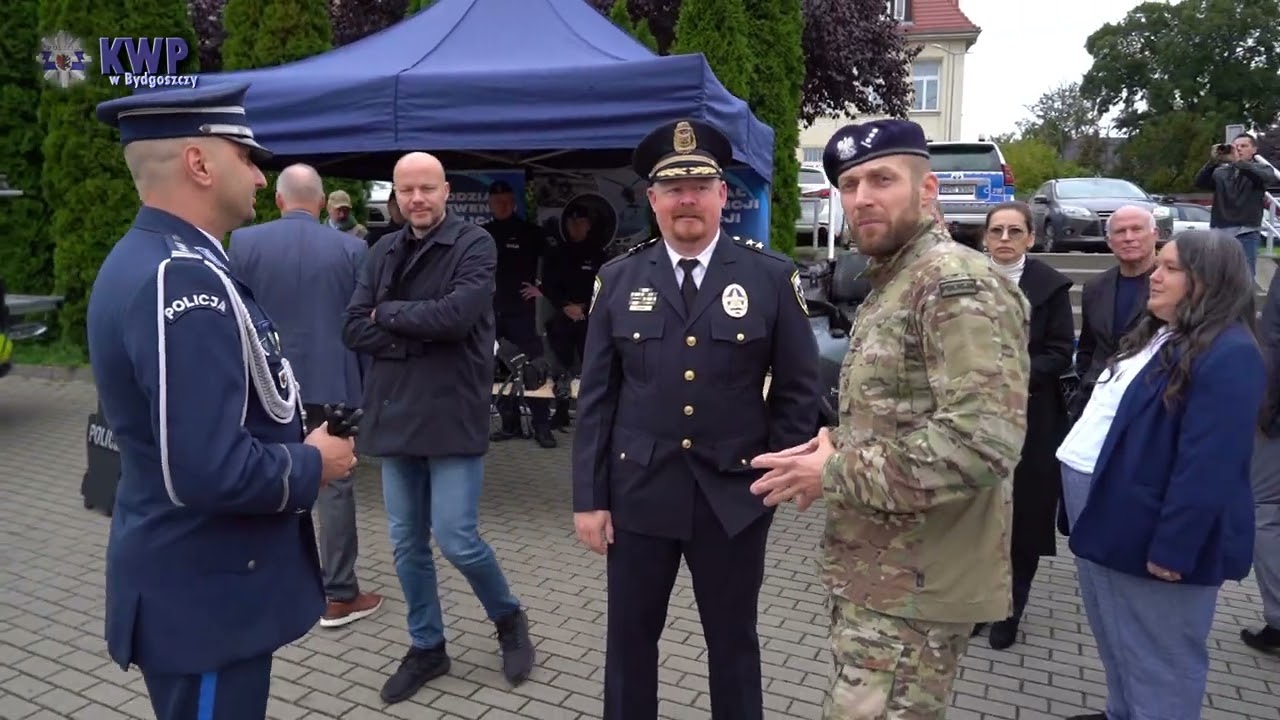 Delegacja amerykańskich funkcjonariuszy z wizytą w kujawsko-pomorskim garnizonie - KWP Bydgoszcz