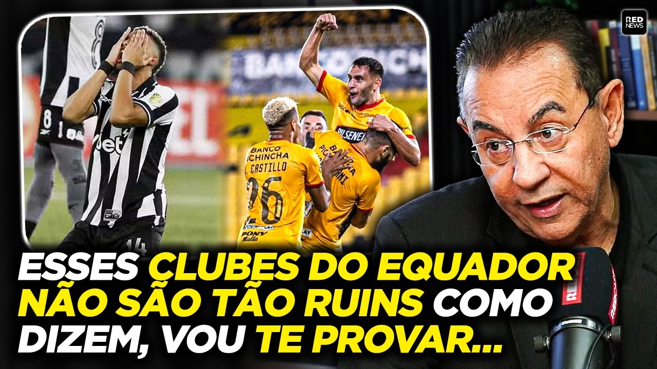 FLÁVIO PRADO EXPÕE TIMES EQUATORIANOS QUE DÃO UM BAILE EM TIMES BRASILEIROS…