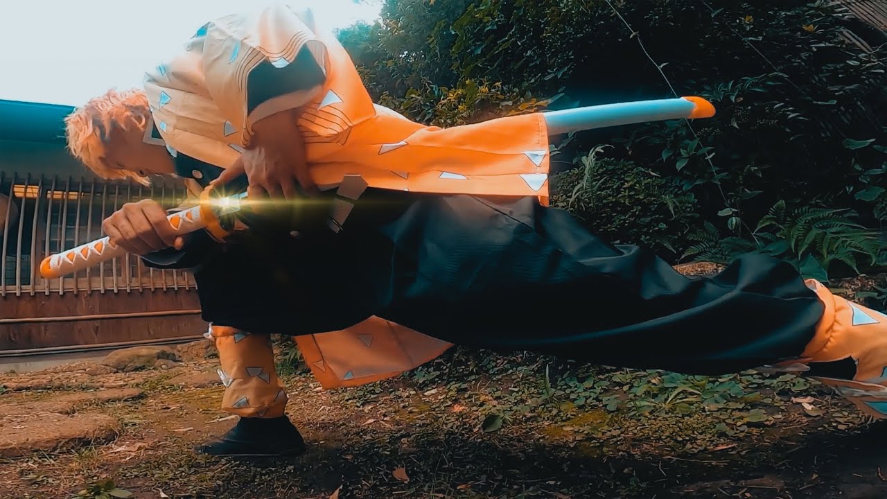 Real Life Trick Shots Demon Slayer Ver.