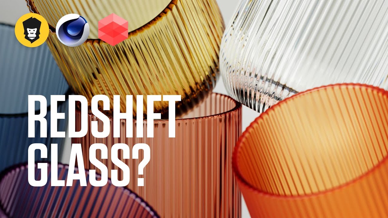 Realistic Glass in Cinema 4D + Redshift | Greyscalegorilla