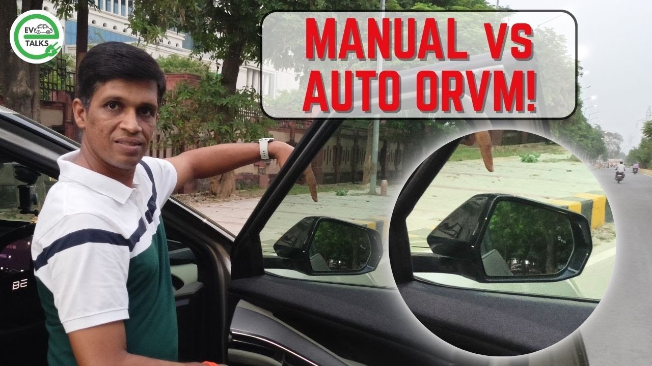 BE 6 Manual vs Auto ORVM Use !! This Exclusive Feature Blow your Mind #be6 #electricvehicletalks