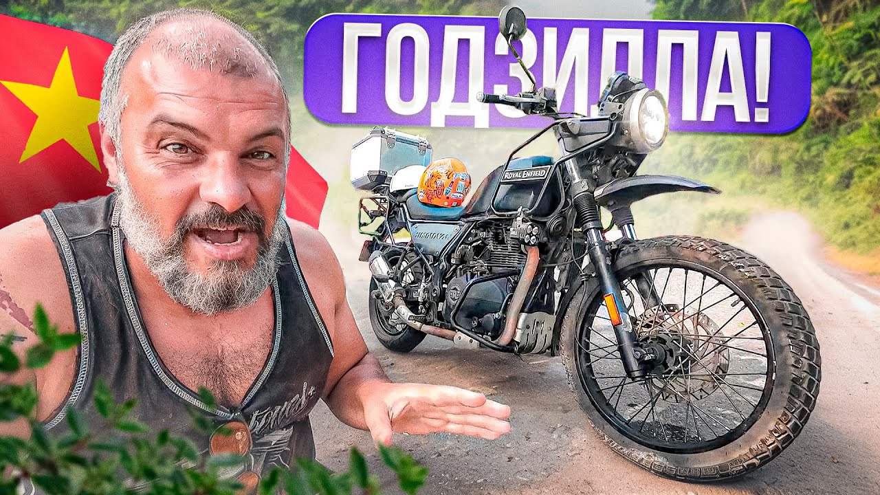 Годзилла!!! Целую Royal Enfield Himalayan 411 прямо в бак #МОТОЦИКЛЫ №211