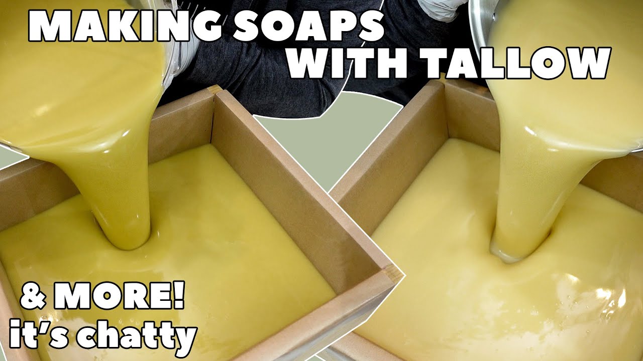 Part One - Making Soap With Tallow + Studio Tour  | MO River Soap