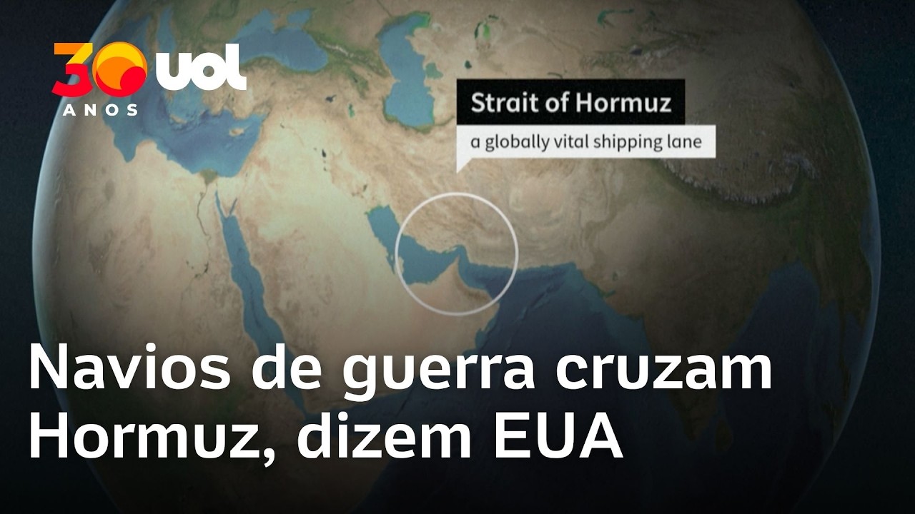 Navios de guerra cruzam Hormuz, dizem Estados Unidos; Ir&atilde; nega