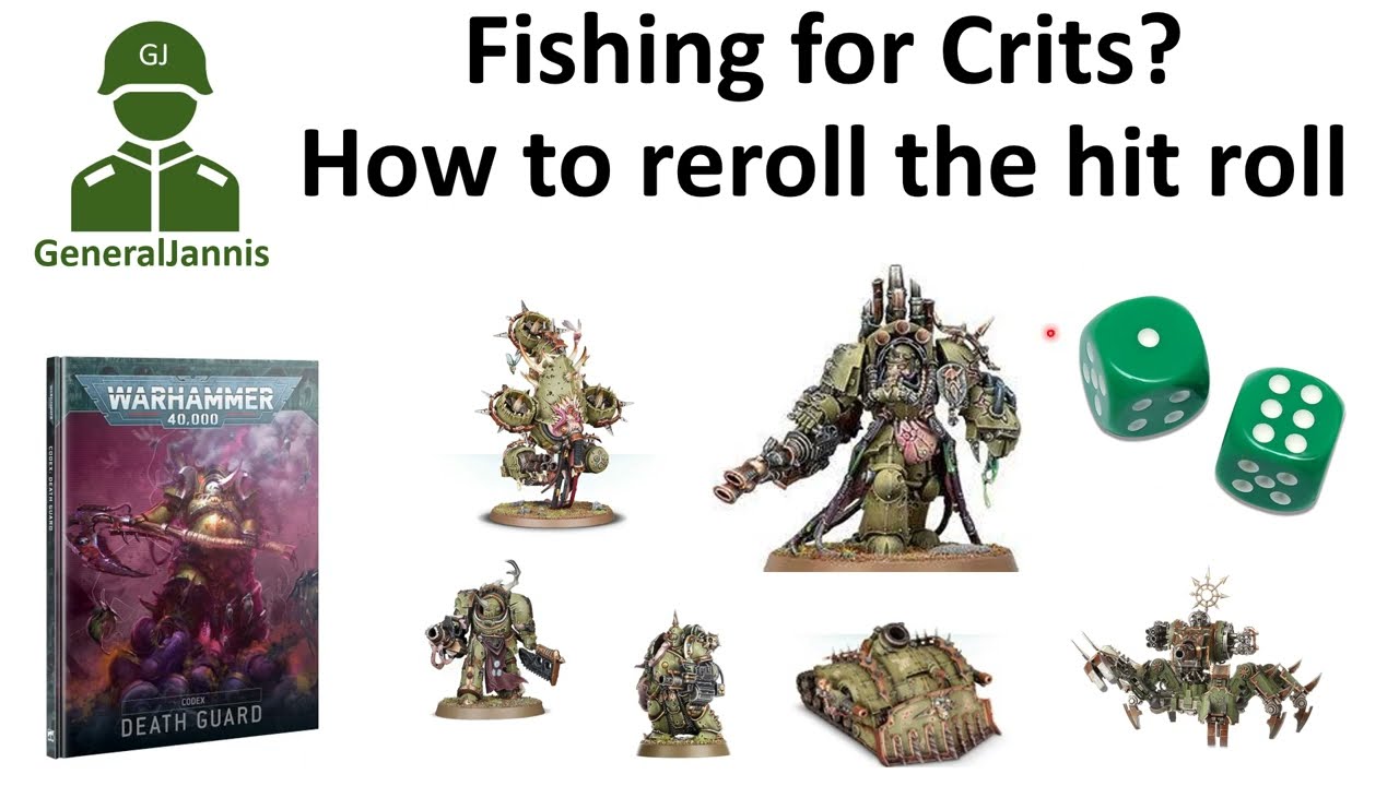 Maximizing Critical Hits! How to best reroll your dice  - GeneralJannis  - WH40k 10th edition
