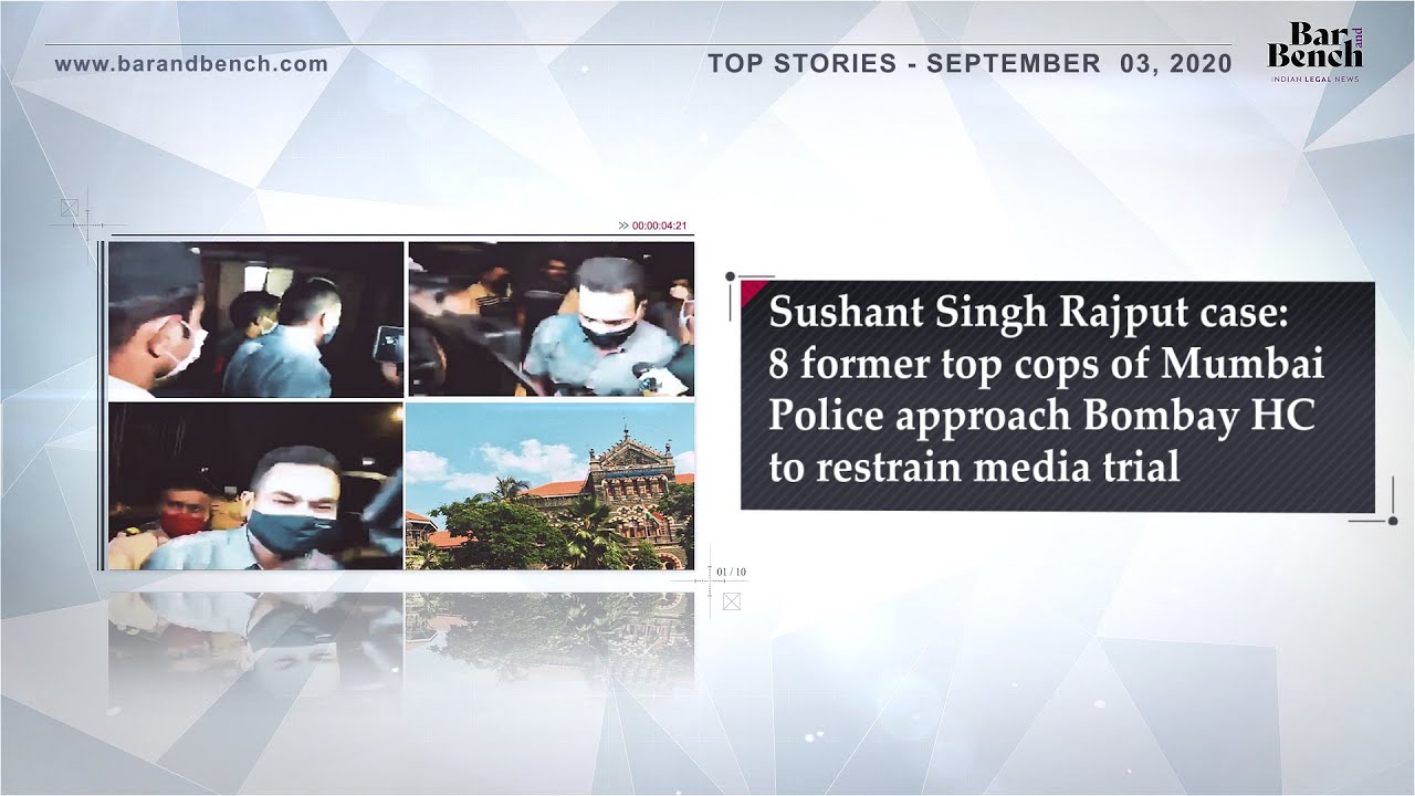 #Todayin1Min: 8 former top cops of Mumbai Police approach Bombay HC to restrain media trial and more