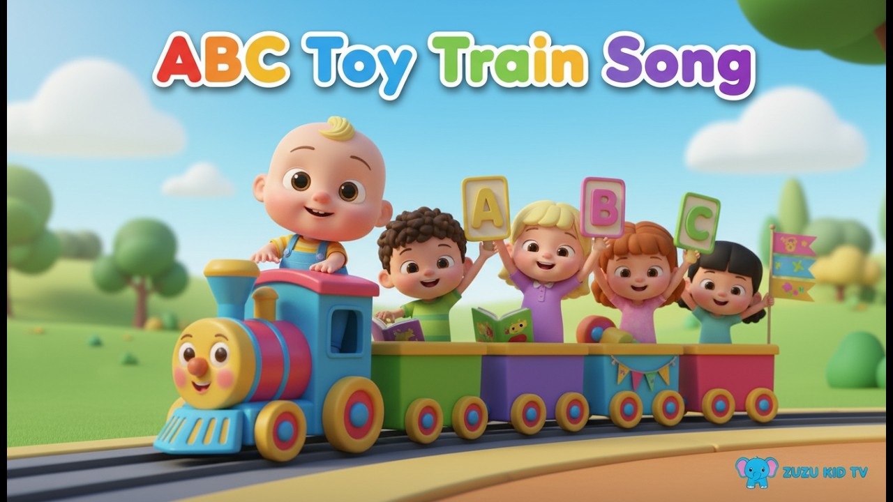 ABC Toy Train Song | Kids Nursery Rhyme, Learning Letters & Fun Train Adventure 🚂🎶
