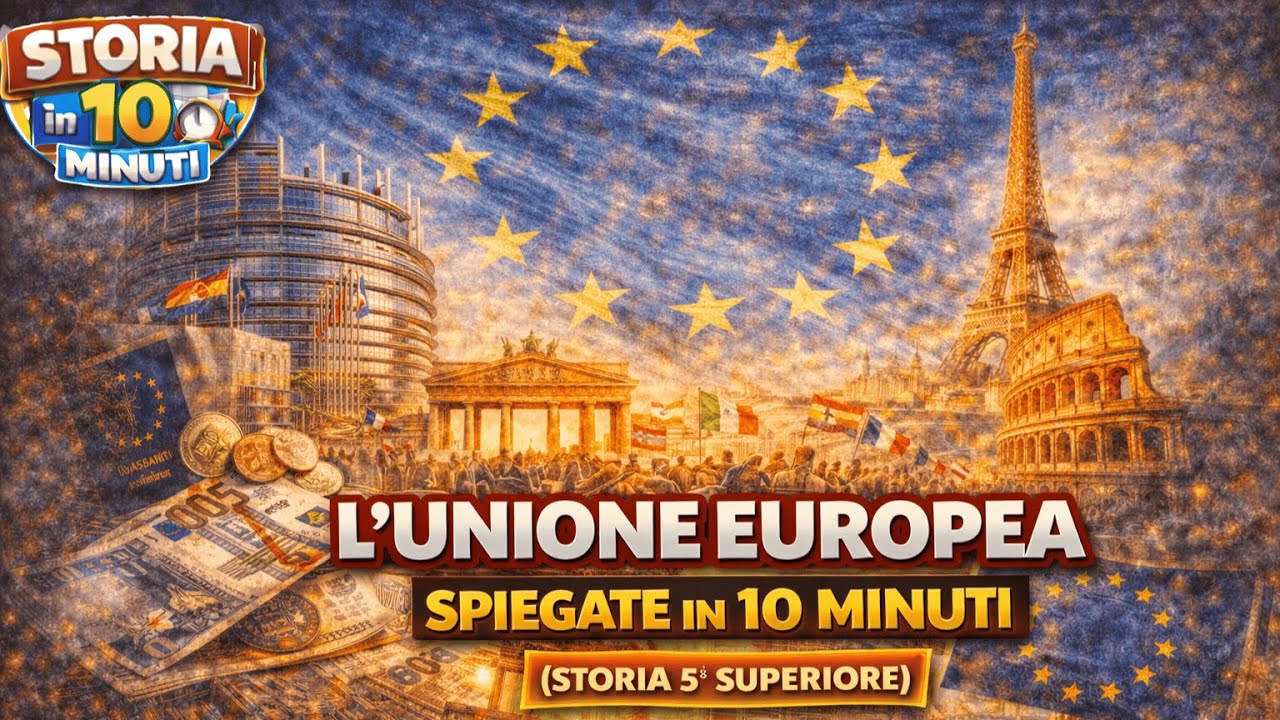 L&rsquo;Unione Europea spiegata in 10 minuti | Storia Facile per la Scuola