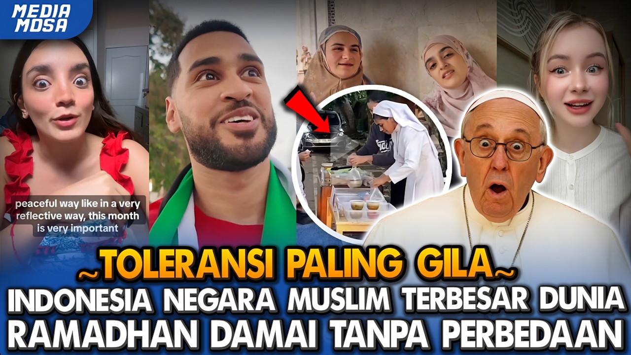 Toleransi Ramadhan Indonesia bikin Eropa Merinding‼️Muslim Indonesia Jadi Wajah Islam Cinta Damai
