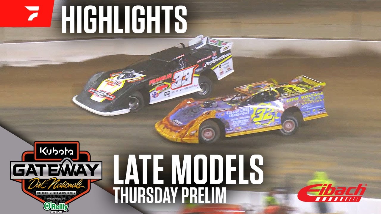 Thursday Late Model Feature | Kubota Gateway Dirt Nationals 12/4/25 | Highlights