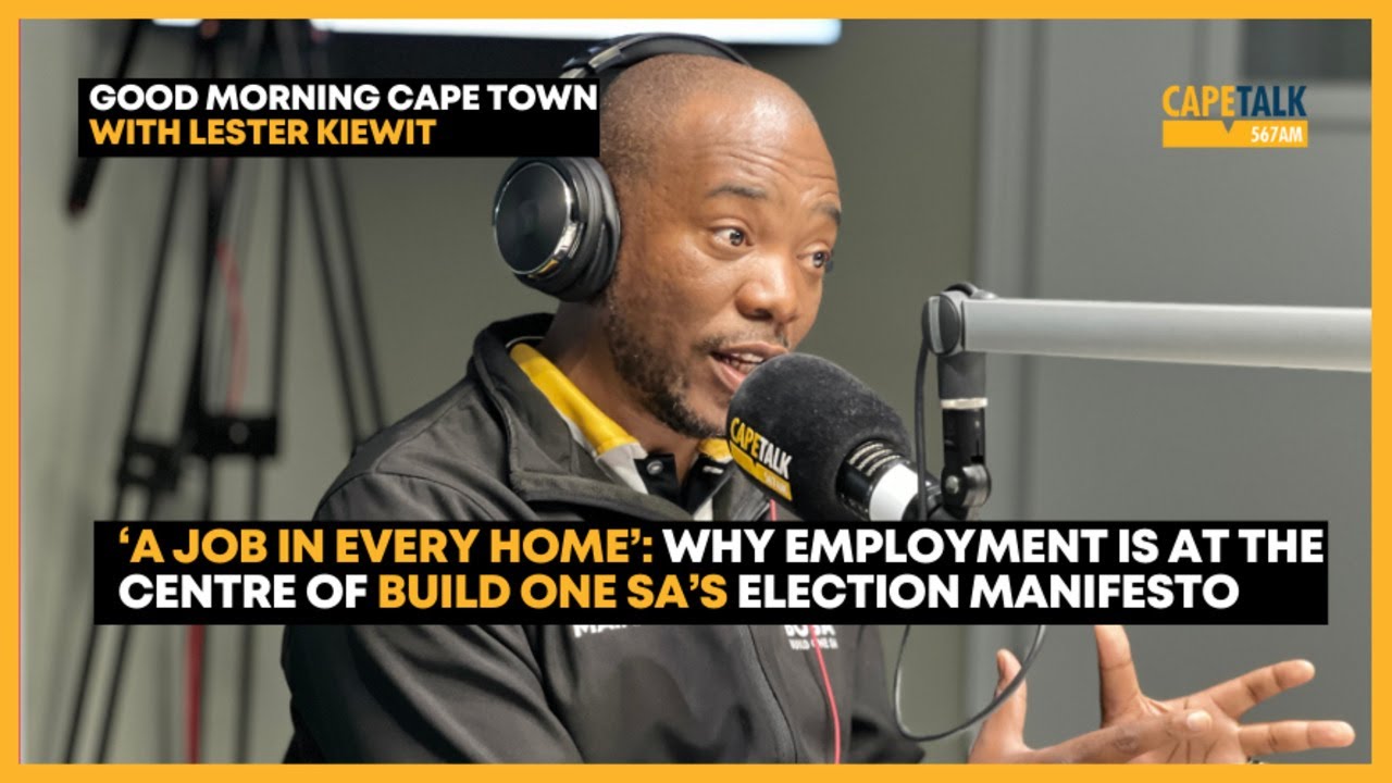 'Creating 2 million jobs in 5 years is feasible' - Bosa leader, Mmusi Maimane
