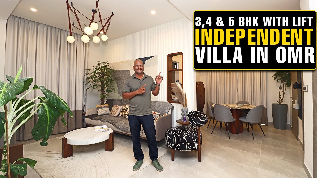 #1580 Independent 3, 4, & 5 BHK VILLA in OMR | For SALE