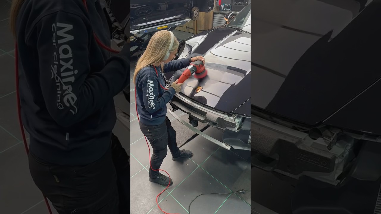 Do you like the FLEX machine polishers? #cardetailing #detailing #machinepolishing