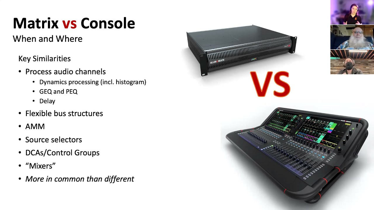 Matrices vs. Consoles