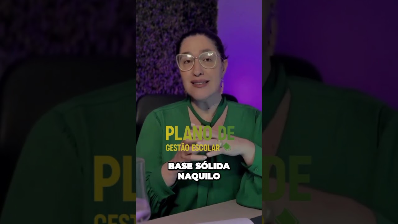 Plano de Gest&atilde;o Escolar