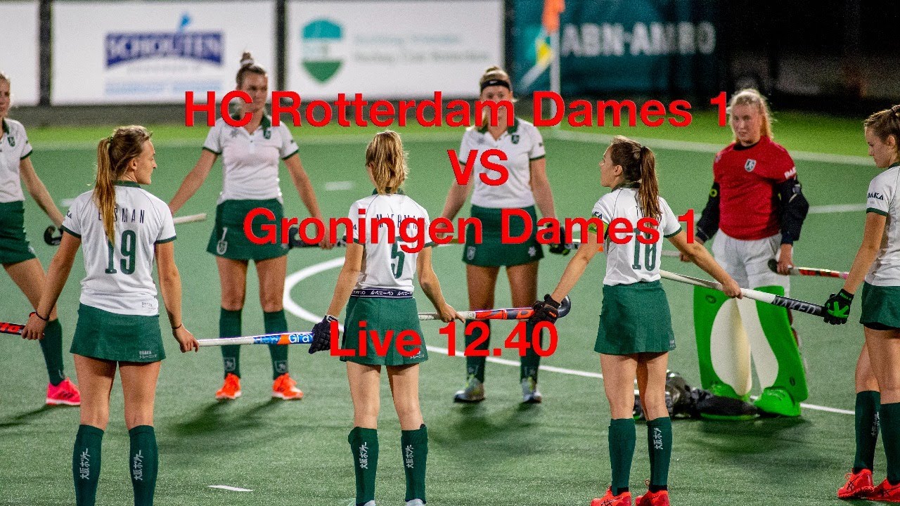 Link live op youtube:  HC Rotterdam Dames 1- Groningen Dames 1