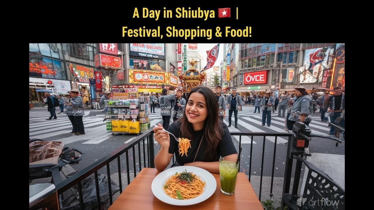 🇯🇵 A day in Shibuya! Japanese festival, shopping & Food adventure #shibuya #Hachimangu #tokyolife
