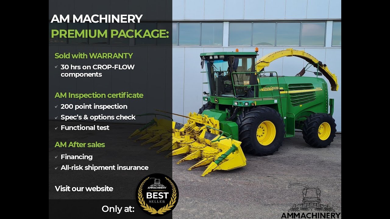 2004 John Deere 7500 forage harvester for sale @AMMachineryBV