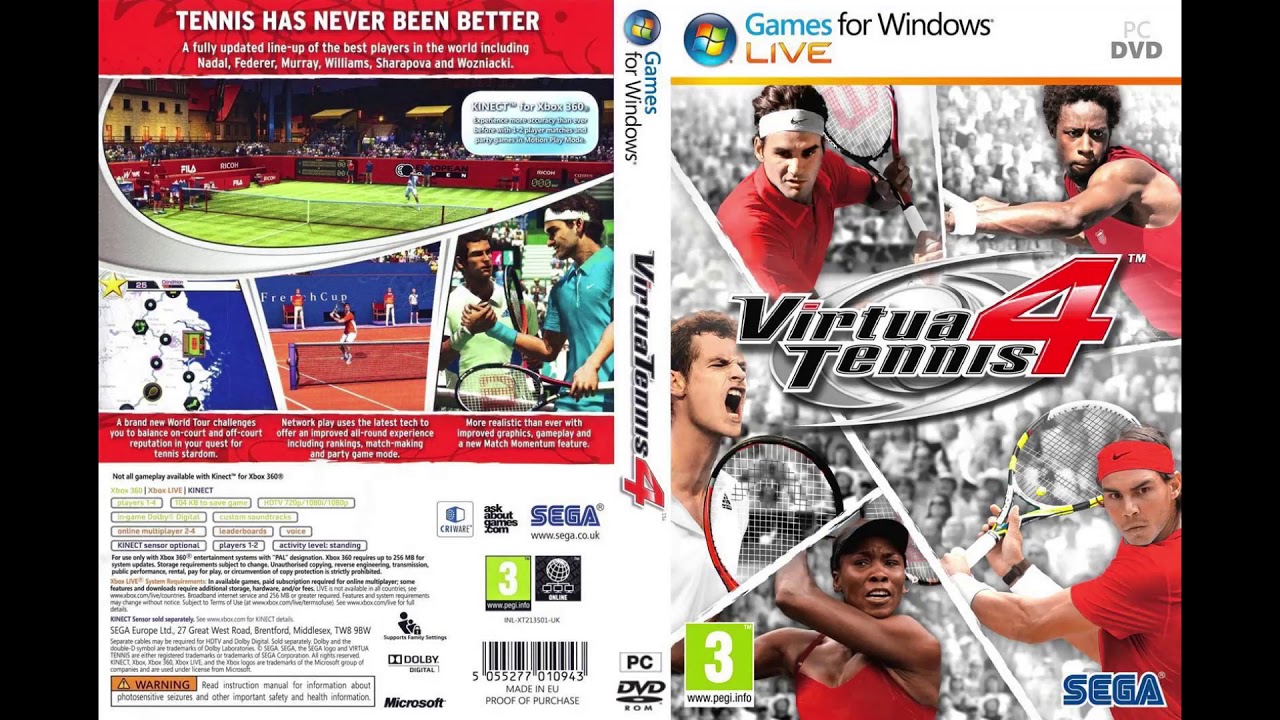 Virtua Tennis 4 Original Soundtrack - Main Theme [Request]