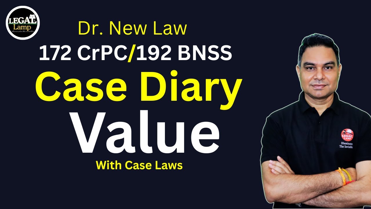 192 #BNSS | Evidentiary Value of #Case #Diary #Police | Change in new law | 172 #CrPC #investigation