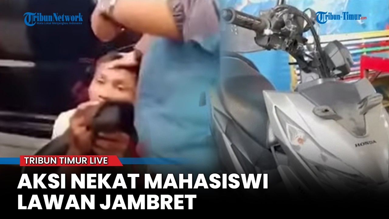 🔴  Mahasiswi Tabrak Pelaku Jambret Hingga Tersungkur di Umbulharjo