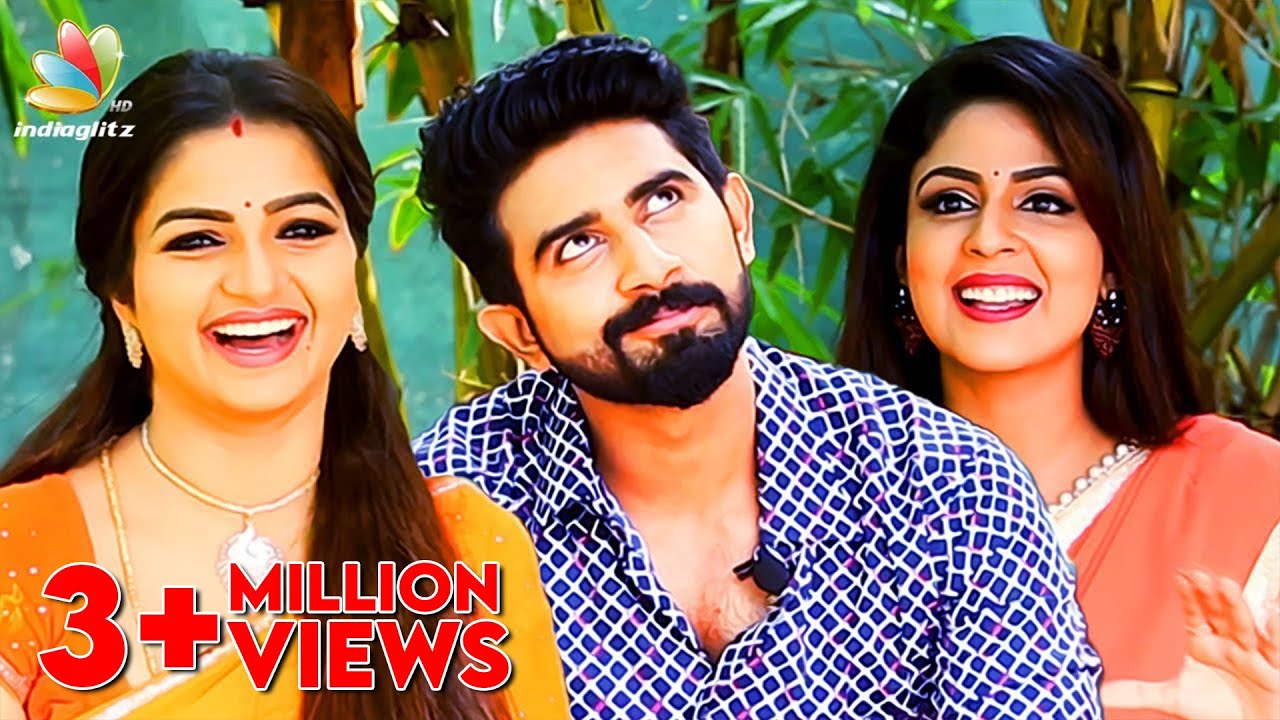 We love men with beards! : Nandhini Serial Actress Interview | Ganga, Janaki, Arun