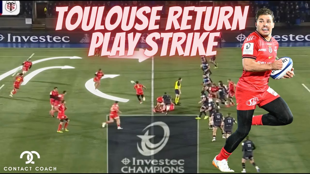 Дюпон снова это делает! Электрическая игра на возврате мяча. Попытка забить в Тулузу.