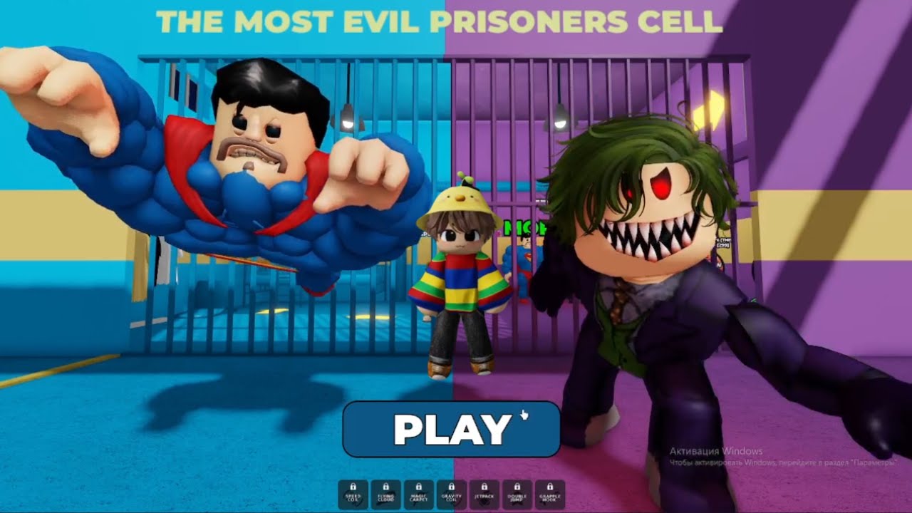 SUPERHERO 🦸‍♂️ VS VILLAIN 😈 PRISON RUN! 🚨 | Roblox Obby Gameplay