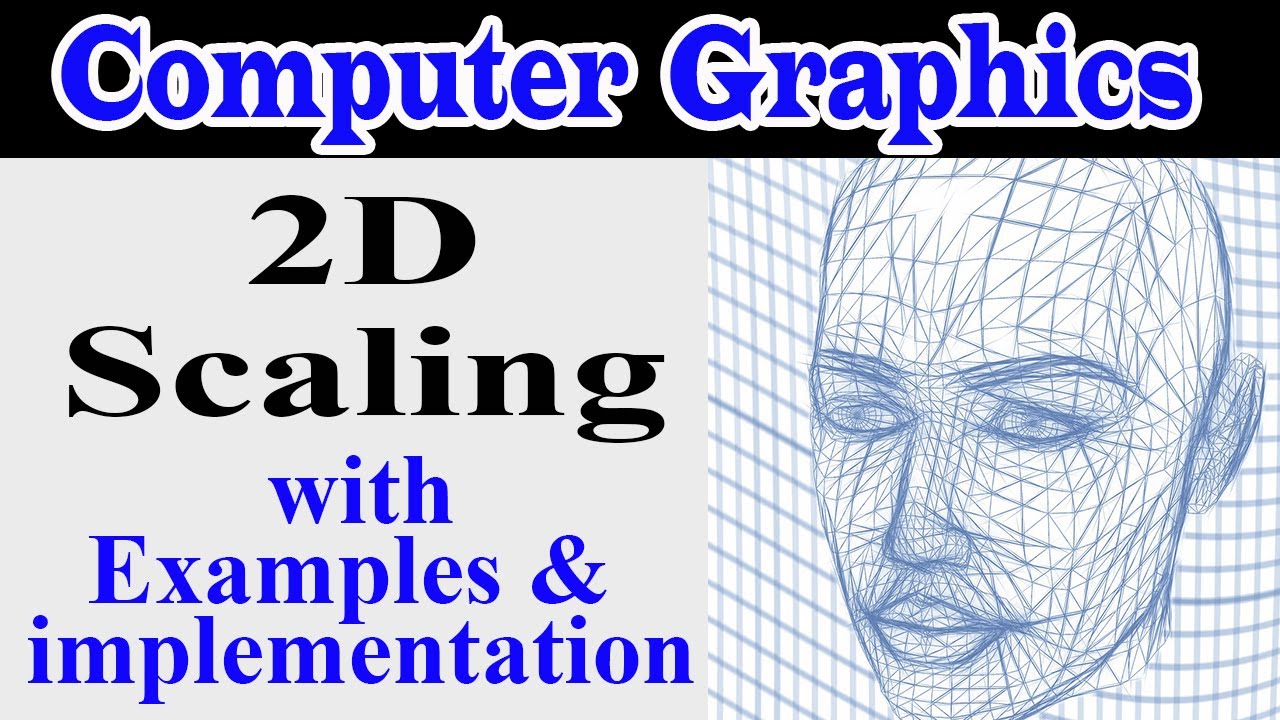 2D Scaling in Computer Graphics | Transformation | Examples