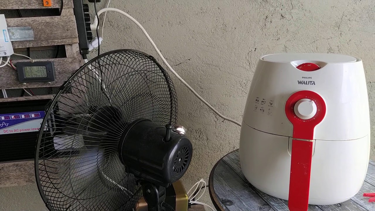 Como liguei Air Fryer no inversor Changi 4000w
