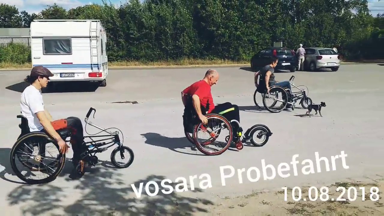 Über Vorspannräder fachsimpeln Vosara - Freewheel - Küschall K4 + Advance Rollstuhl