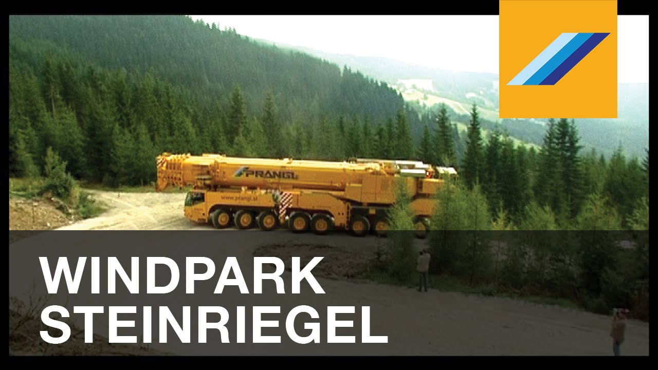 Windkraftanlagen-Aufbau in 1600 m Seehöhe | Steinriegel (A)