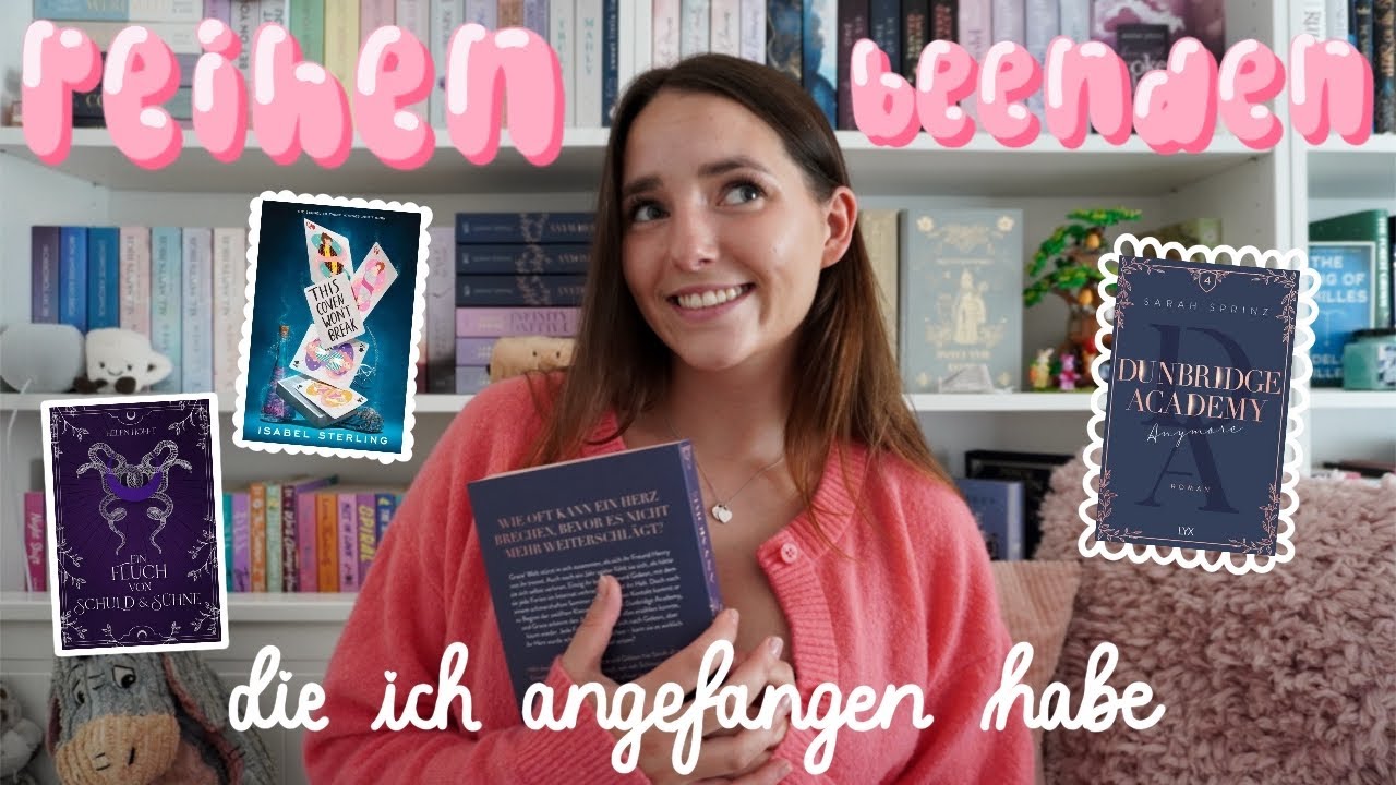 mal wieder meine angefangenen reihen beenden! | spoilerfreier lesevlog 🎀🌸🩷
