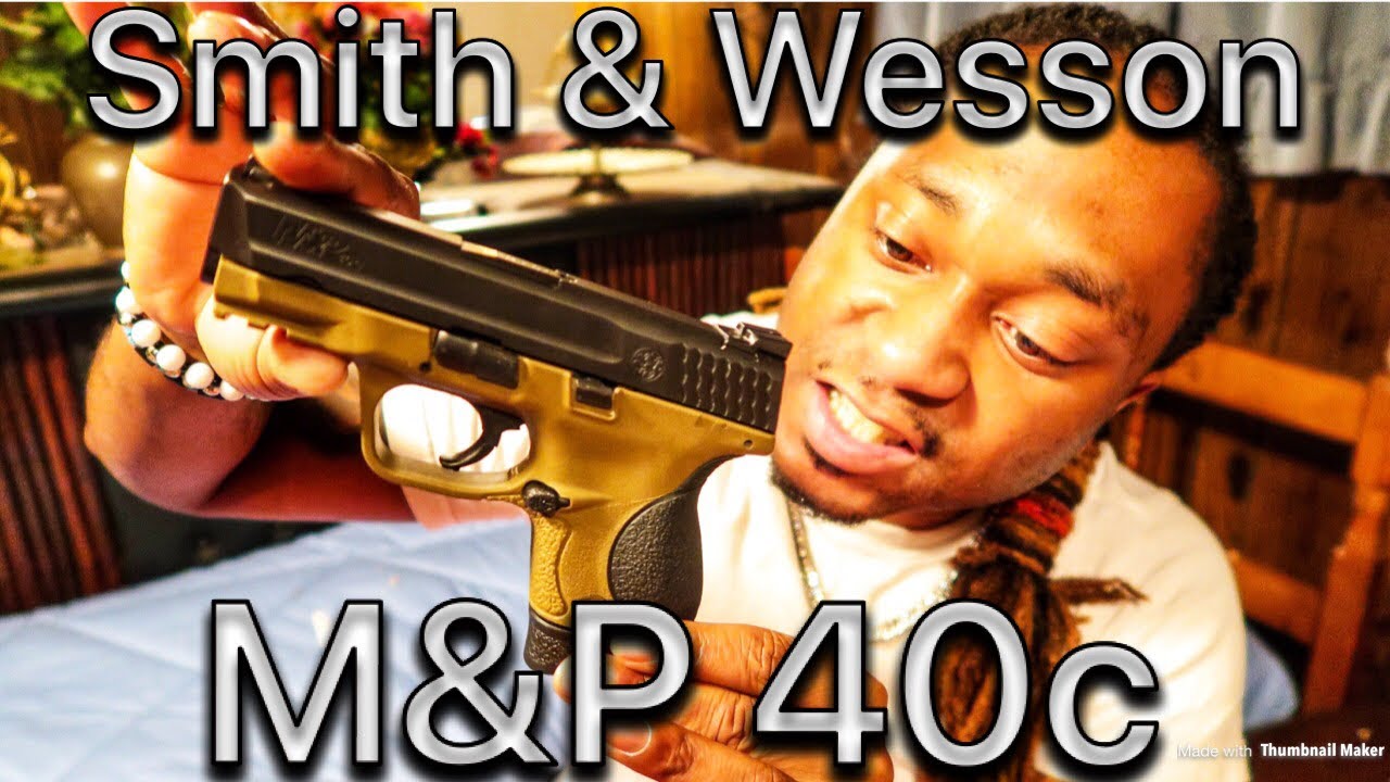 Black Guy Reviews Smith & Wesson M&P 40c The Glock Killer?!😳