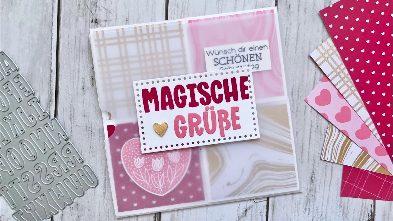 Tutorial Quadratische XXL-Karte