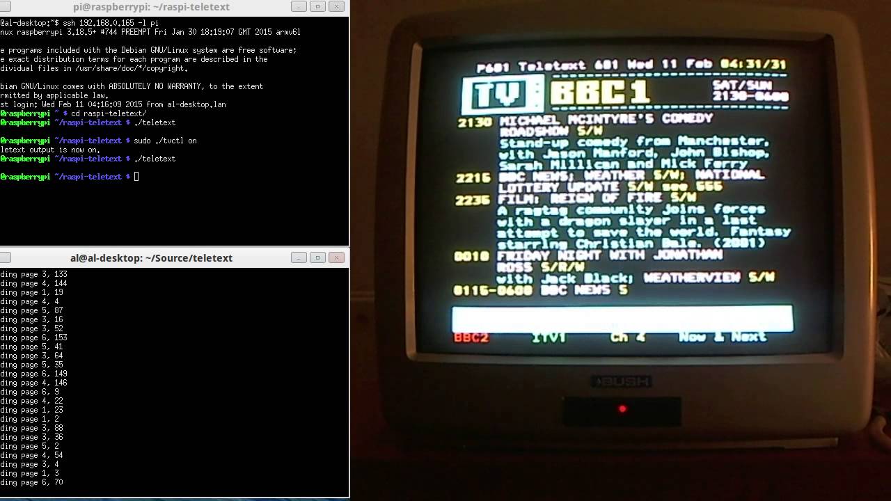 Raspberry Pi Teletext