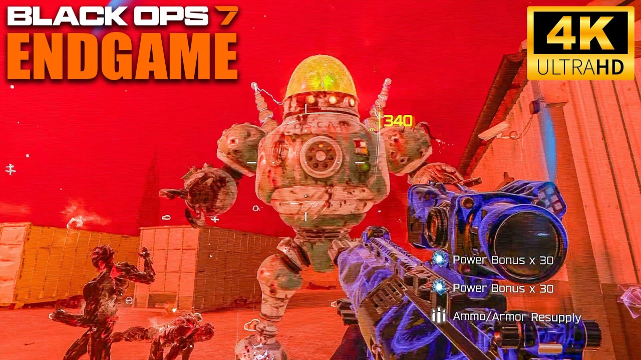 ALL BOSSES SOLO, ROOT CRASHER GLITCH - BO7 ENDGAME 4K Gameplay (No Commentary)