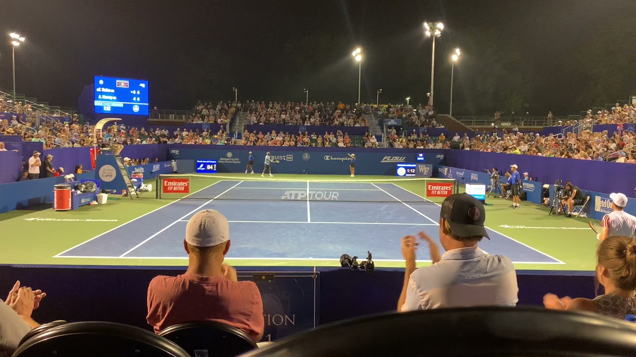 Andy Murray vs Frances Tiafoe When both are audience favorites, the crowd is on fire 🔥