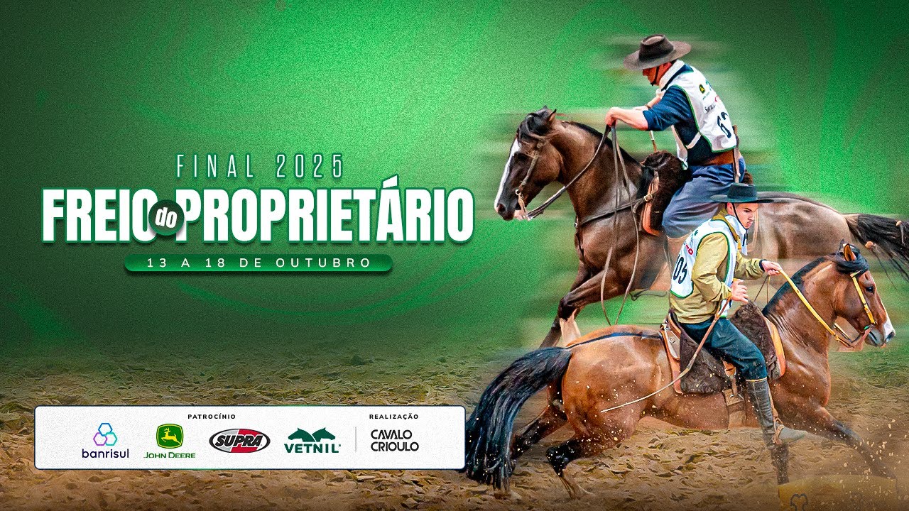 FINAL NACIONAL FREIO PROPRIET&Aacute;RIO 2025 | FASE FINAL | S&Aacute;BADO | 18/10 | TARDE