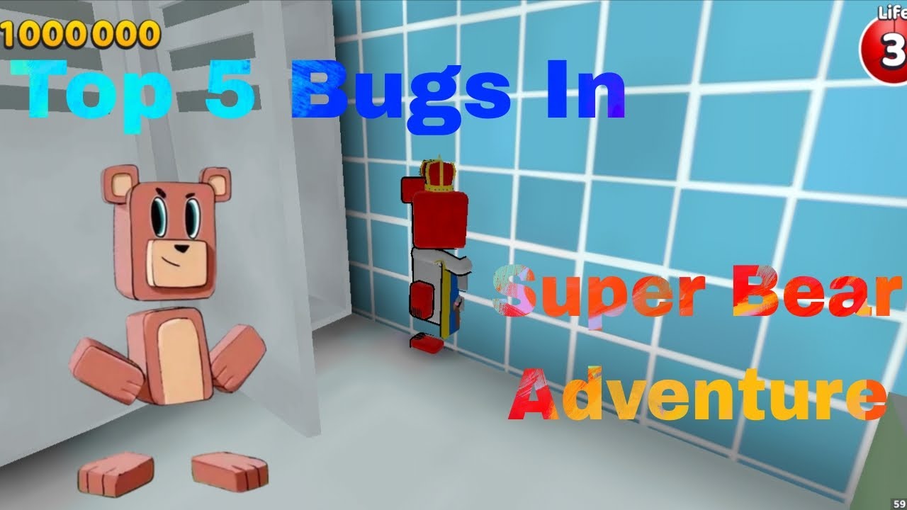 Top 5 Bugs in Super Bear Adventure #superbearadventure #viral 