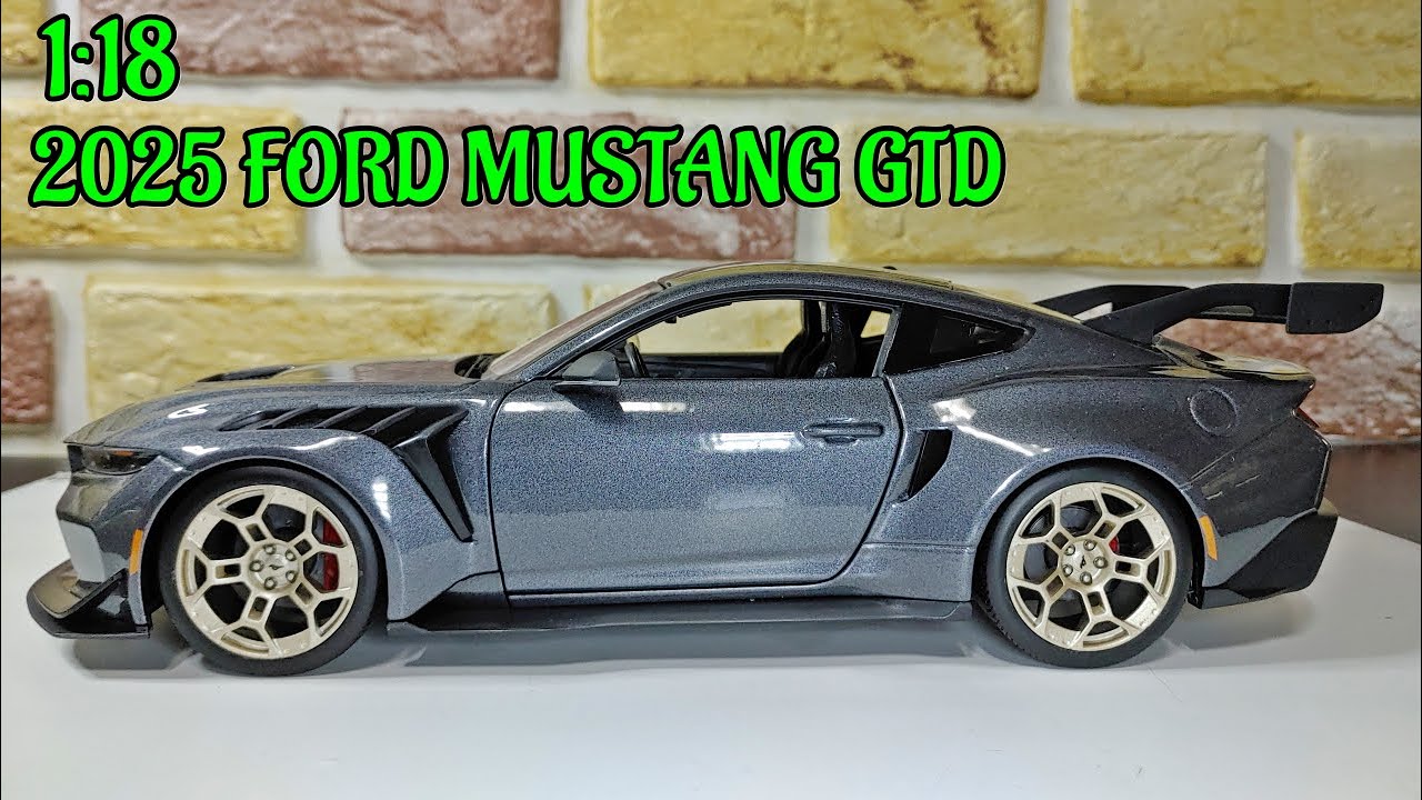 Diecast Model Car Review : Maisto 1:18 2025 FORD MUSTANG GTD