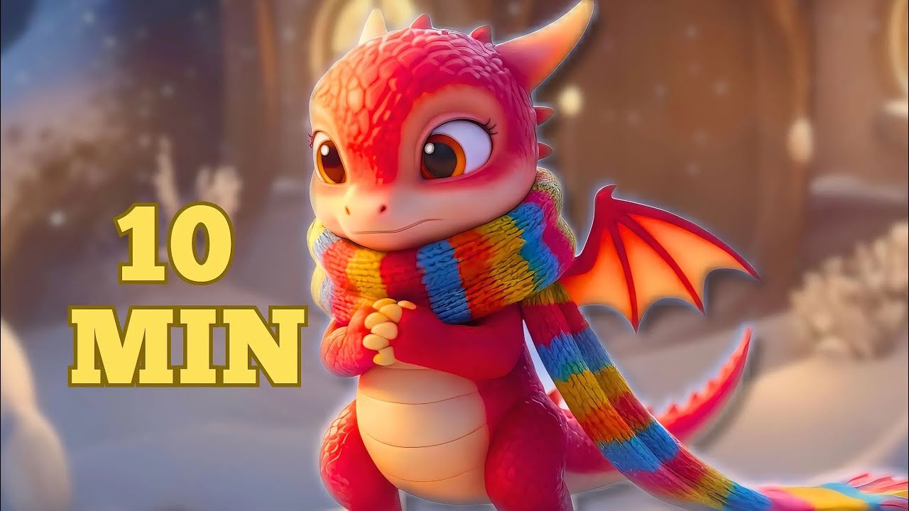 10 minutes de musique calme – rituel du coucher avec le Petit Dragon (enfants & bébés) 