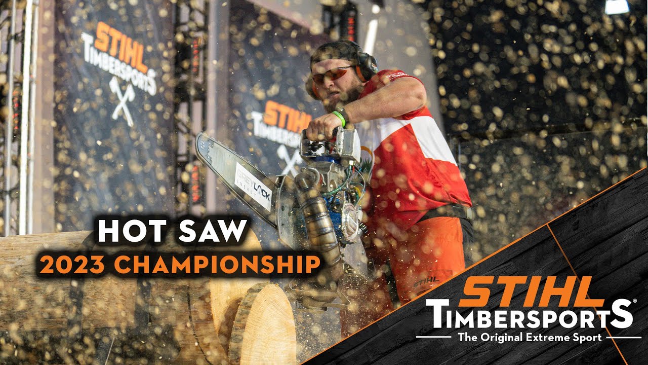 HOT SAW action at 2023 STIHL TIMBERSPORTS® US Championships